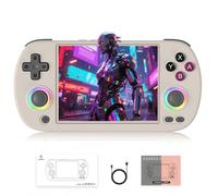 Eipol RG40XX H Console de jeu portable rétro, écran IPS 4" 640 x 480, système Linux 64 bits avec carte TF 64 Go, HDMI et sortie TV (sans jeux/gris)