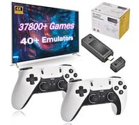 Eipol X9 Pro Retro Game Stick 4K intégré 64/128/256G avec 37800+/42000+/60000+ jeux classiques, émulateur de jeu rétro 2,4 G double manettes sans fil 64+ simulateurs