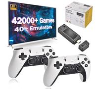 Eipol X9 Pro Retro Game Stick 4K intégré 64/128/256G avec 37800+/42000+/60000+ jeux classiques, émulateur de jeu rétro 2,4 G double manettes sans fil 64+ simulateurs