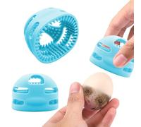 EIR Laveuse D'œufs,Nettoyeur Brosse Oeufs,Brosse à Oufs en Silicone épurateur d'œufs Rotatif Réutilisable pour Nettoyer Les Oeufs Frais,Facil Nettoyer et Ranger,Gain de Temps et Efforts