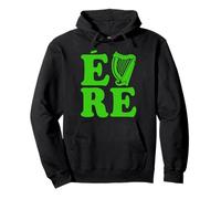 Eire Harpe gaélique Irlande Eireann Irish Green St Patrick Day Sweat à Capuche