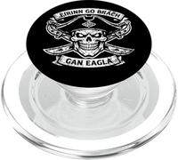 Éirinn Go Brách Crâne de Pirate Irlandais Gan Eagla PopSockets PopGrip pour MagSafe