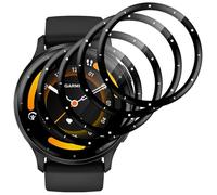 Eirltiy 4 Pièces Verre Trempé pour Garmin Venu 3 Protection Ecran, [9H Dureté][Anti-Rayures][HD Clair Transparent][Installation Facile][Sans Bulless], Vitre Trempe Montre Film Protege Écran