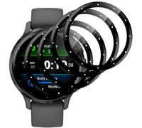Eirltiy 4 Pièces Verre Trempé pour Garmin Venu 3s Protection Ecran, [9H Dureté][Anti-Rayures][HD Clair Transparent][Installation Facile][Sans Bulless], Vitre Trempe Montre Film Protege Écran