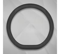eirnghn pour Toyota Verso-S, Couvre Volant Voiture, Housses De Volant en Cuir Suédé Fin avec Toucher Doux en Alcantara, Antidérapant Et Sport, B-Black- D-Shaped
