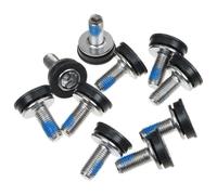 EIROVYA 10 Pcs vis de Pédalier,Vélo Boulons de Manivelle, Filetage M8, étanche, Résistant au Sable - Vis de Serrage Manivelle pour Tous Les Pédaliers Carrés et Boîtiers de Pédalier vis pedale Velo