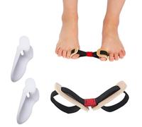 EIROVYA 3 Pièces feet Hallux Valgus Correcteur, Redresseur orteil,Ecarteur Orteil Protecteur Oignon et Écarteur des Orteils,Gel Élastique,Une Taille