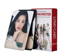 EIROVYA 55 PCS babe monster album kpop photo bébé monstre coincé au milieu Cartes photo KPOP Cadeau Lomo Cartes Merch pour bébé monstre garçons et filles