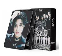 EIROVYA 55 PCS SK Lomo Kpop SK Photocard Lomo Cards Card SK Cartes photo Kpop StrayKids pour garçons et filles (GIANT)