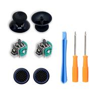 EIROVYA Joysticks pour ps5 Manette,Kontrolfreek ps5， Joystick de Remplacement pour ps4/ pour ps5 Manette, Joysticks Personnalisé, Noir Classique