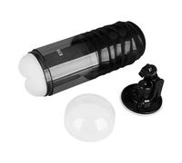 EIS, masturbateur avec base à ventouse amovible, 27 cm, avec fonction audio, rechargeable, base à ventouse amovible avec angle réglable, 7 programmes de rotation