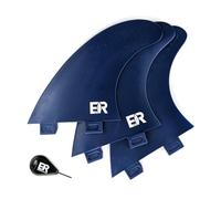 Eisbach Riders FCS Surfboard Thruster Fin Set with Fin Key - Dérives pour Planche de Surf et Sup - Size G5 Medium
