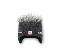 Eisbär Bonnet avec cheveux pour homme et femme Cocker Ski Austria - Unisexe avec polaire protège du froid et du vent - Bonnet pour homme et femme - Bonnet de sport en provenance d'Autriche, Graphite