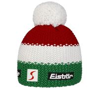 Eisbär Bonnet Beanie Star Skipool Kids Bonnet pour Enfant Bonnet à Pompon (Taille Unique - Rouge)