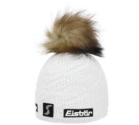 Eisbär Bonnet Beanie Yva Lux Crystal SP Bonnet en Tricot Bonnet de Ski (Taille Unique - Blanc)