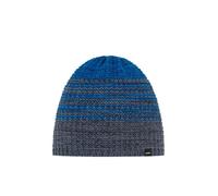 Eisbär Campo Bonnet d'hiver en laine mérinos pour homme et femme avec polaire protège du froid et du vent, ANTHRAZIT-D.COBALT-BUGATTI, taille unique