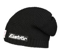 Eisbär Bonnet en Tricot Corson Bonnet pour l'hiver (Taille Unique - Noir)