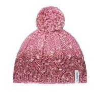 Eisbär Bonnet Jolien Pompon Kids - Bonnet chaud à pompon pour fille | Bonnet à pompon en grosse maille pour enfant, coton biologique, laine et alpaga, doublure en polaire, doux, chaud, respirant