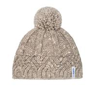 Eisbär Bonnet Jolien Pompon Kids - Bonnet chaud à pompon pour fille | Bonnet à pompon en grosse maille pour enfant, coton biologique, laine et alpaga, doublure en polaire, doux, chaud, respirant