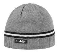 Eisbär Bonnet Mountain Bonnet pour l'hiver Bonnet pour Homme (Taille Unique - Gris-Noir)