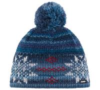 Eisbär - Ike Pompon - Bonnet - One Size - blue jeans / white / ketchup