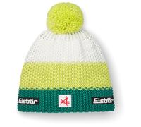 Eisbär - Kid's Star Pompon Mütze Ski Austria - Bonnet - 55 cm - 7-8 Years - deep lake / winter lemon / white