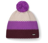 Eisbär - Star Pompon - Bonnet - One Size - night red / frozen twilight / brushed
