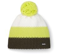 Eisbär - Star Pompon - Bonnet - One Size - outdoorgreen / winter lemon / white