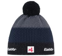 Eisbär - Star Pompon Ski Austria - Bonnet - One Size - black / dark cobalt / anthracite