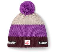 Eisbär - Star Pompon Ski Austria - Bonnet - One Size - night red / frozen twilight / brushed