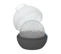 Eisballform - Silikon Footballform Runder Behälter | Runde Kugel Eisballformen | Kühlschrank Essen Familie Getränke Whiskey Cocktails Saft, BPA-frei, Große Eiskugeln