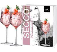 Eisch Secco Flavoured Verres à vin pour apéritif dans une boîte cadeau Set 2 pcs / 620 ml