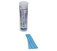 Eisco Labs Lot de 100 feuilles de papier de test en chlorure de cobalt pour tester la présence d'eau et l'humidité