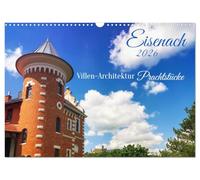 Eisenach Villas-Architecture Splendeurs, Version française (Calendrier mural 2026 DIN A3 portrait), Calendrier CALVENDO mensuel
