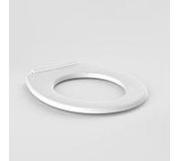 Sanit 56.022.01.0000 Abattant WC Blanc avec charnières en Acier Nickel-Chrome sans Couvercle