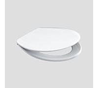 Eisenberg WC siège thermoplastique 56.A15.01..0099 avec charnières en acier inoxydable, réglable, blanc