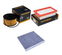 EISENFELS Kit d'inspection comprenant un filtre à huile, un filtre à air, un filtre d'habitacle et un filtre à charbon actif pour Clio V BF TCe 90 1.0 1.3 B7 Captur II HF Juke F16 DiG-T