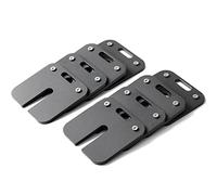 Eisenlink 8 pièces 2 kg de disques de poids supplémentaires pour haltères à courte portée carrées 20 kg (2 kg × 8)