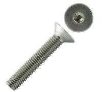 Eisenwaren2000 Vis à tête fraisée M4 x 60 mm avec six pans creux (20 pièces) - DIN 7991 - ISO 10642 - Vis filetées - Filetage complet - Acier inoxydable A2 V2A, inoxydable