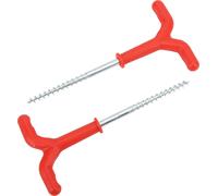 Eisfischereischrittstange Ständer y Formgewinde gemahlene Ankerhalter REST RAGE POLE PEGs