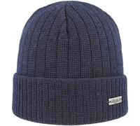 Eisglut Bonnet tricoté en Laine mérinos Milang pour Homme, Marine, Taille Unique