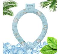 Eishalsring, Tragable Kühlpackung, Wiederverwendbares Eisbeutelrohr - TPU+-Kühlring Ø 150 mm mit 185 mm Länge & 145 g Gewicht für langanhaltende Erfrischung - Ideal zur Linderung von Hitzestress