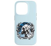 Eishockey Ours Puck Ours Polaire Hockey Raquette de Glace Tatouage Coque pour iPhone 14 Pro