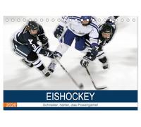 Eishockey! Schneller, härter, das Powergame! (Tischkalender 2026 DIN A5 quer), CALVENDO Monatskalender: Heiße Action auf kaltem Eis! Das ist Eishockey live!
