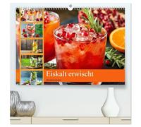 Eiskalt erwischt - Aromawasser (hochwertiger Premium Wandkalender 2026 DIN A2 quer), Kunstdruck in Hochglanz: So cool kann Wasser sein