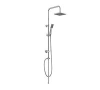 EISL Easy Refresh DX12002 Colonne 175 x 175 mm et douchette, Douche à Effet Pluie avec Support Mural, kit de Montage Complet