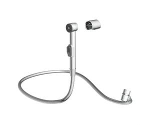 EISL DX25 Douchette de lavabo, douchette de bidet pour la cuisine, la salle de bain, la buanderie ou l'atelier, idéale pour le montage ultérieur, set avec flexible, douchette de toilette, chrome