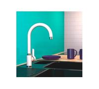 Accessoire pour robinets Eisel EISL Mitigeur de cuisine DIZIANI blanc et chrome