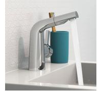 EISL NI075COCR Cool lavabo avec douchette extractible pour Le Lavage des Cheveux, économiseur d'eau, Robinet de Salle de Bain Chromé, 160x159x110mm