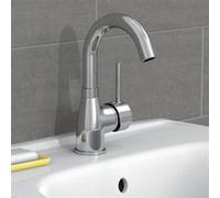 EISL Mitigeur de lavabo FUTURA basse pression chrome, mélangeur de lavabo, mélangeur de salle de bain, robinet de lavabo, mélangeur d'évier G